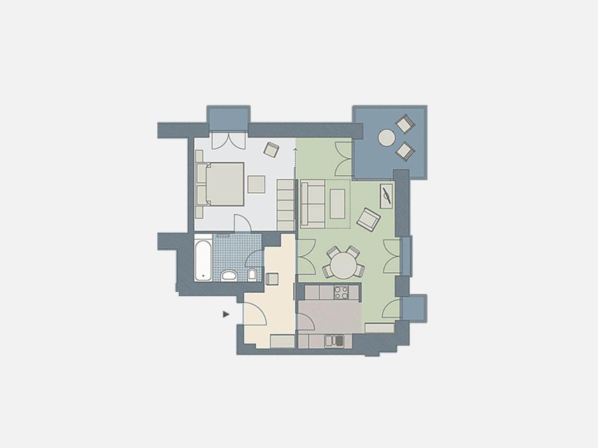 Kaiservillen Heringsdorf - Ferienwohnung Mit 1 Schlafzimmer Und Balkon D224 Экстерьер фото